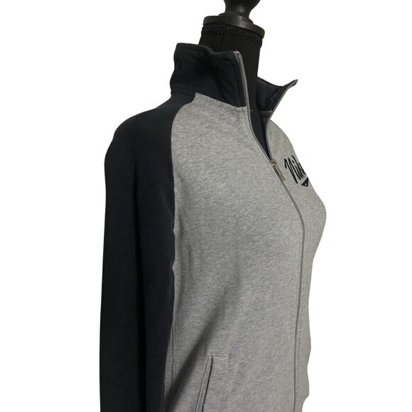 Nike Women’s Tech Fleece Zip Jacket Gray Black Logo Size M - Picture 4 of 5